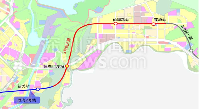 深圳地鐵2號線東延段（站點、線路圖、開通時間、最新消息）